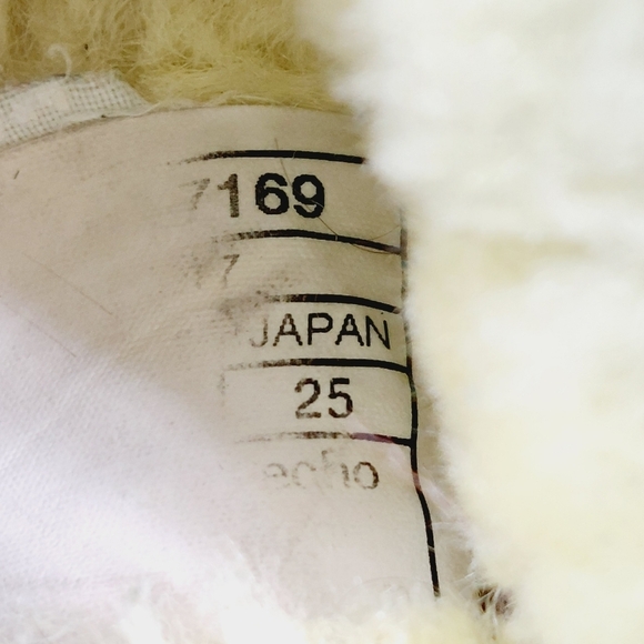 Ugg Fluff Yeah Striped Yellow Grey Wool Slingback Slippers V50 - Picture 10 of 12